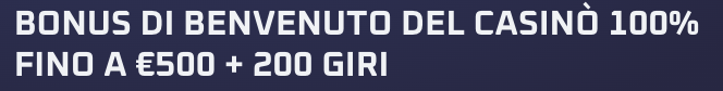 Bonus Sportaza 100% fino a €500 + 200 giri gratis